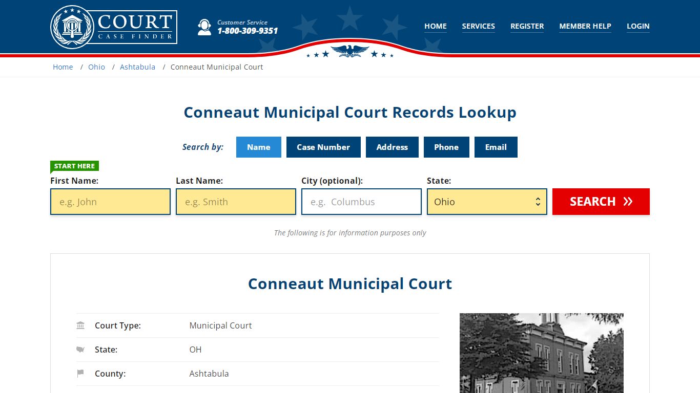 Conneaut Municipal Court Records | Conneaut, Ashtabula County, OH Court ...